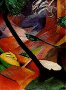 Franz Marc Deer in the Woods II, 1912 oil painting picture wholesale